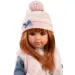 Llorens: Nicole 35 cm große Puppe mit roten Haaren und rosa Weste