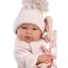 Llorens: Tina Neugeborenes Baby im rosa Set mit Babydecke und Schnuller 43cm