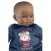 Llorens: Zareb Puppe im Plüschpyjama mit Bär, Schnuller, 42 cm