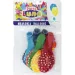 Luna: Blumenmuster bunte Luftballons 8er-Set
