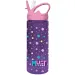 Luna: Must Team Kunststoff-Trinkflasche mit Strohhalm, verschiedene Designs, 500 ml, 1 Stück