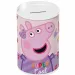 Luna: Peppa Wutz zylinderförmige Metallspardose 10x15cm