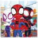 Luna: Spidey und seine Freunde Motiv 3x20-teiliges Magnetpuzzle