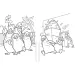 Madagaskars Pinguine Malbuch – Trefl