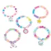 Make It Real: Bunte Perlen-Waschmaschine Armbänder-Set