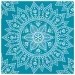 Mandala blau-weiß 2-lagige Papierserviette 20er-Pack