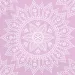 Mandala lila-weiße Papierserviettenset – 2-lagig, 33x33 cm, 20 Stück