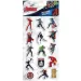Marvel Avengers 3D Puffy Sticker Set auf einem 10x22cm Bogen