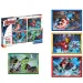 Marvel: Avengers 4-in-1 Supercolor Puzzle - Clementoni