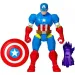 Marvel Mix Mashers: Avengers Captain America Figur mit Zubehör - Hasbro