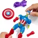 Marvel Mix Mashers: Avengers Captain America Figur mit Zubehör - Hasbro