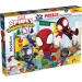 Marvel Spidey 2-in-1 24-teiliges Puzzle und Malbuch 35x25cm - Lisciani
