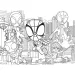Marvel Spidey 2-in-1 24-teiliges Puzzle und Malbuch 35x25cm - Lisciani