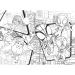 Marvel Spidey 2-in-1 Maxi 24-teiliges Puzzle und Malset 70x50cm – Lisciani