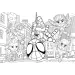 Marvel Spidey 2-in-1 Maxi 2x24-teiliges Puzzle und Malset 50x35cm – Lisciani
