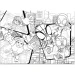 Marvel Spidey 2-in-1 Maxi 4x48-teiliges Puzzle und Malbuch 35x25cm - Lisciani