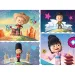 Mascha und der Bär Mascha entdeckt die Welt 24-tlg. Maxi-Bodenpuzzle 70x50cm - Lisciani