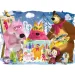 Masha und der Bär Malen mit Freunden 60-teilige Maxi-Bodenpuzzle 70x50 cm – Lisciani