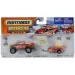 Matchbox: Snow Thrasher mit Anhänger Set 1/64 - Mattel