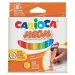 Maxi dreieckiges Neon-Wachsmalstift-Set 8 Stück - Carioca