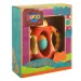 Mehrzweck-Babyrassel in Form einer Babyflasche 15x16cm