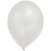 Metallic Pastell Weiß Luftballons – 8er Set