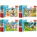 Mickey Maus ein Tag mit Freunden 54-teilige Mini-Puzzle in 4 Varianten - Trefl