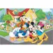 Micky Maus 2-in-1 Maxi-Puzzle mit 2x12 Teilen und Malbuch - Lisciani