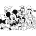 Micky Maus 2-in-1 Maxi-Puzzle mit 2x12 Teilen und Malbuch - Lisciani