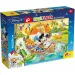 Micky Maus 2-in-1 Maxi-Puzzle mit 60 Teilen und Malvorlage 70x50 cm – Lisciani