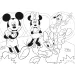Micky Maus 2-in-1 Puzzle und Malset, 24 Teile, 35x25cm – Lisciani