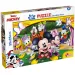 Micky Maus 2-in-1 Puzzle und Malset mit 48 Teilen, 35x25 cm - Lisciani