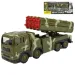 Militärische Streitkraft: Tarnmuster-Raketenwerfer-Militärlastwagen 16cm