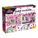 Minnie Maus 2-in-1 Maxi 2x24-teiliges Puzzle und Malset 50x35cm – Lisciani