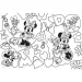 Minnie Maus 2-in-1 Maxi 2x24-teiliges Puzzle und Malset 50x35cm – Lisciani