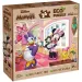 Minnie Maus und Daisy Duck Abenteuer 2-in-1 Eco Maxi Puzzle mit 24 Teilen und Malvorlage 70x50cm – Lisciani