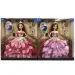 Modepuppe im Ballkleid, 28 cm, in zwei verschiedenen Varianten