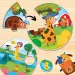 Montessori: Tierbabys Puzzle 42-teiliges Set - Lisciani