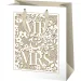 Mr. und Mrs. große Hochzeit-Geschenktasche 27x14x33cm