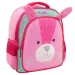 Must: 3D-Hasen-Muster Kindergarten-Rucksack mit zwei Fächern 27x10x31cm
