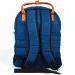 Must: Blauer, abgerundeter Schulranzen, Rucksack 40x30x12cm