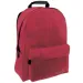 Must: Bordeaux Monochrome Jeans Schultasche, Rucksack 32x17x42cm