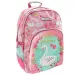 Must: Dreifächeriger Schwan-Schulranzen, Rucksack 33x16x45cm