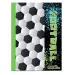 Must: Gummimappe mit Fußballmuster 25x35cm