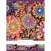 Nebulo: Geheftetes, liniert, fraktal-blumengemustertes Heft 81-32 A/4