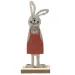 Osterhase Holzdekoration in zwei Varianten 17cm