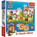 Paw Patrol 2-in-1 Puzzle und Memo-Spiel - Trefl