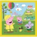 Peppa Wutz: Ein glücklicher Tag 3-in-1 Puzzle - Trefl