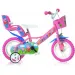 Peppa Wutz rosa Kinderfahrrad in Größe 12 - Dino Bikes Fahrrad