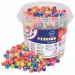 PlayBox: Bunte Buchstabenperlen-Set 1250 Stück 7x7x7mm